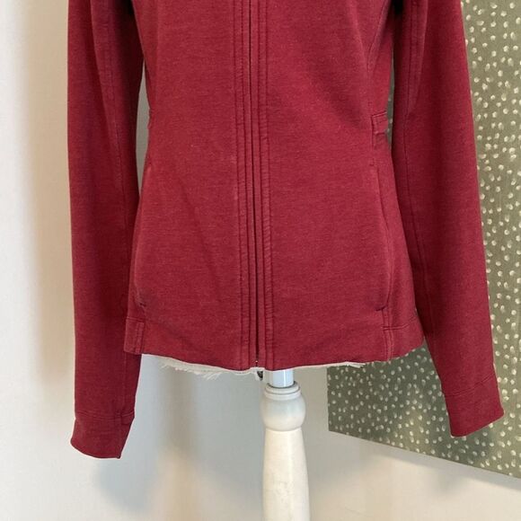 Lululemon Maroon Long Sleeve Full Zip Hooded Jacket Size 6 - Picture 3 of 11
